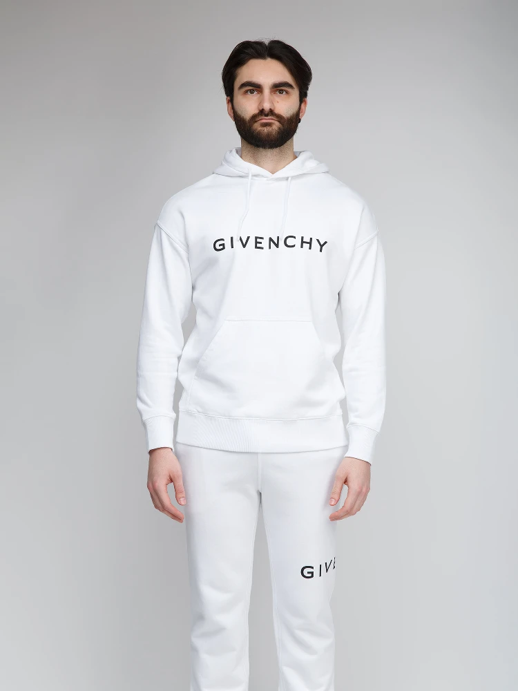 White Cotton Sweatshirt