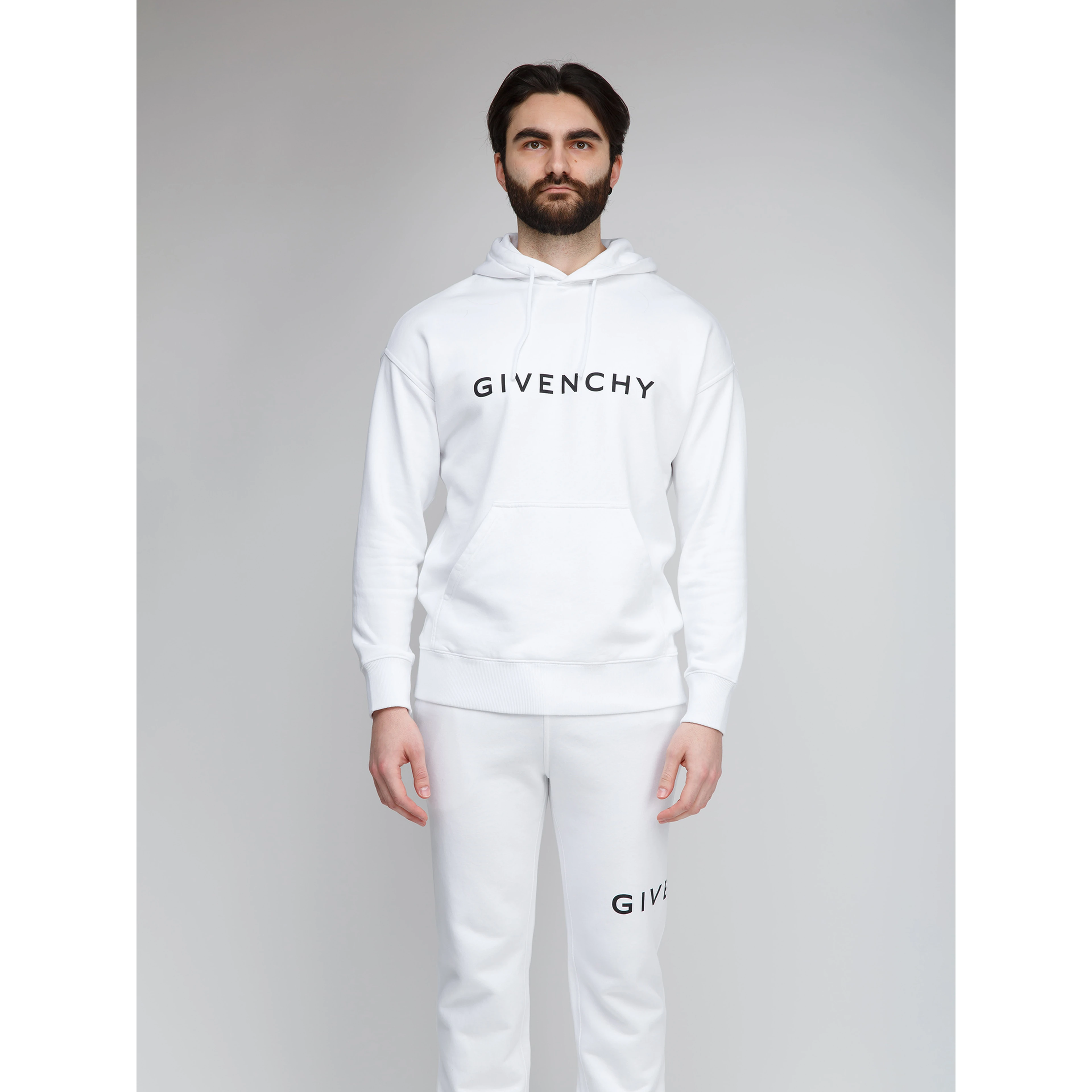 White Cotton Sweatshirt