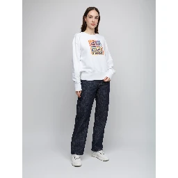 White Cotton Sweatshirt