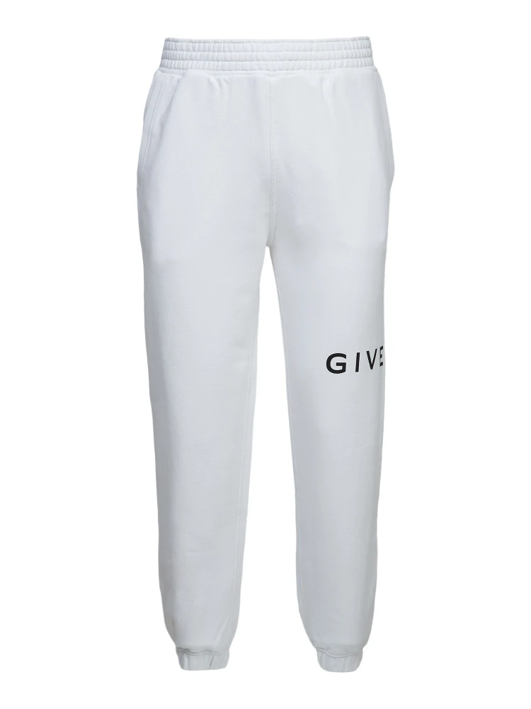 White Cotton Joggers (Workout Pants)