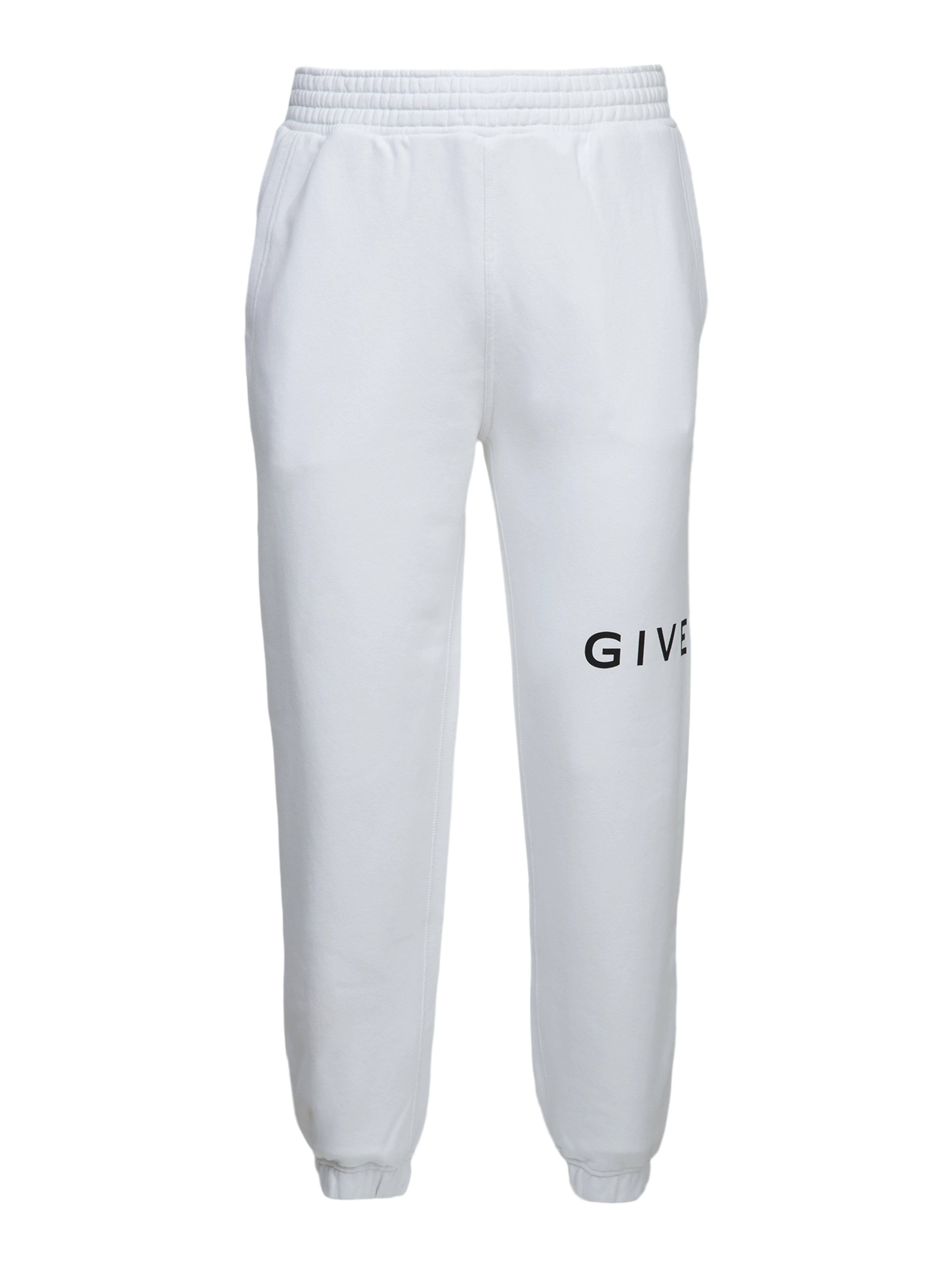 White Cotton Joggers (Workout Pants)