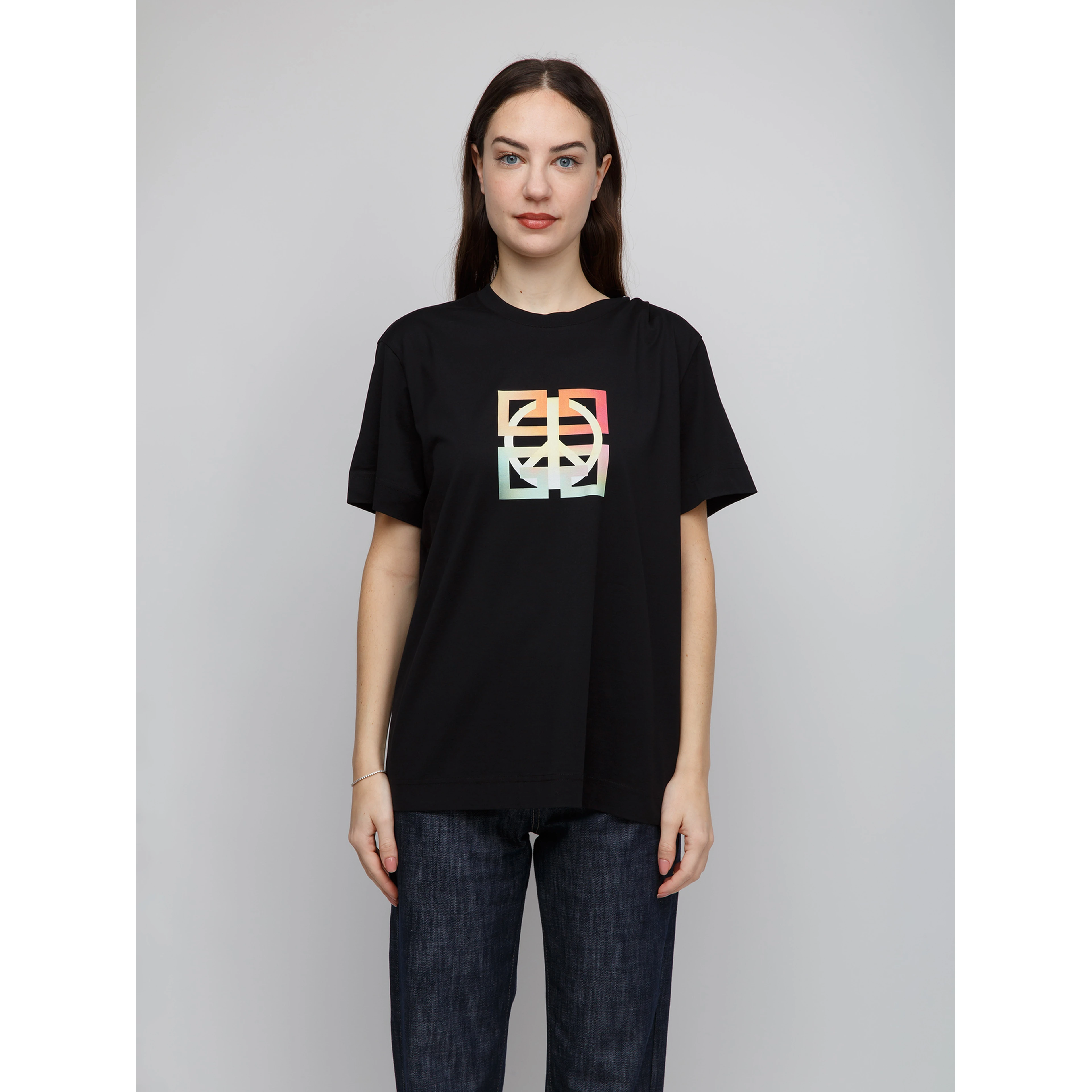Black Cotton T-Shirt