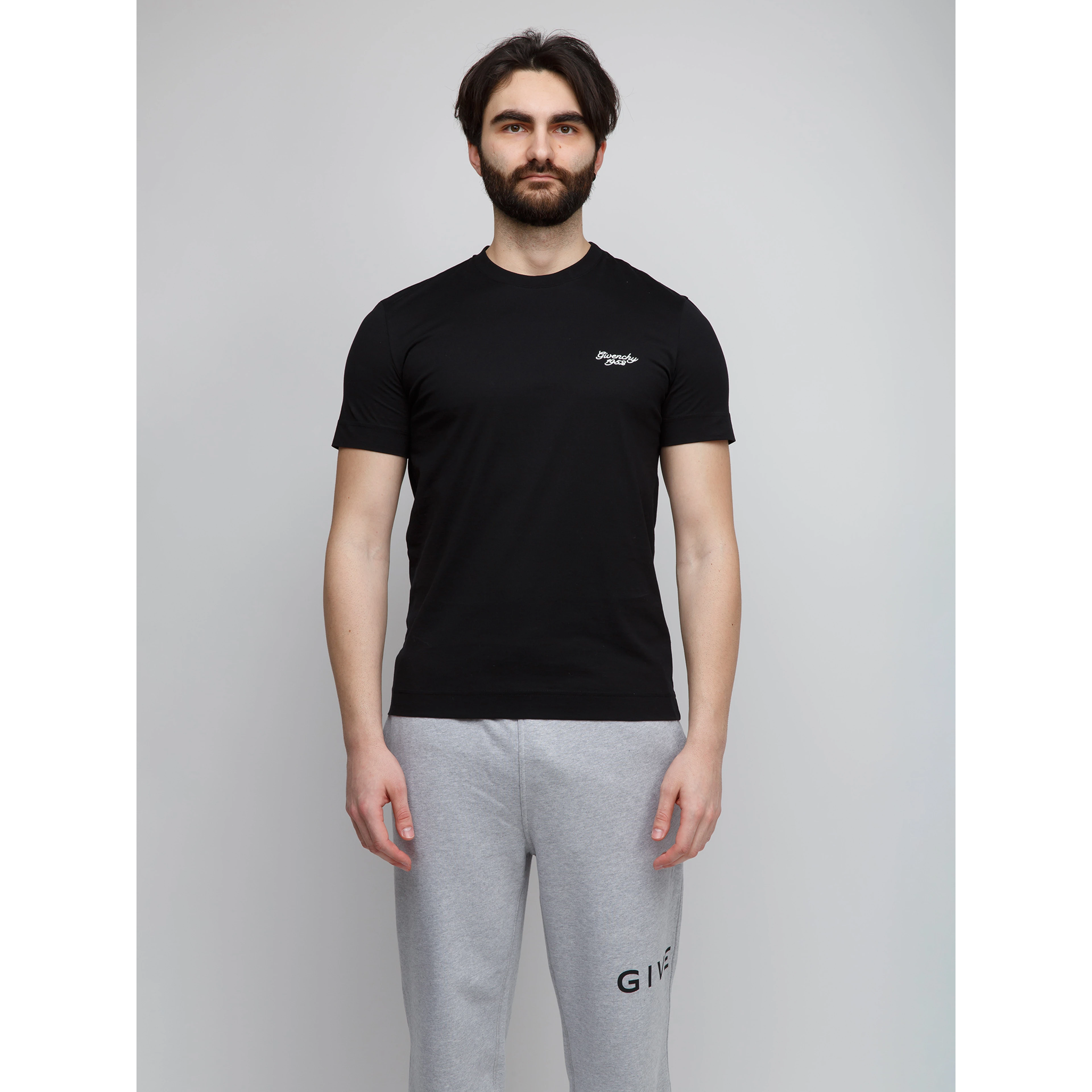 Black Cotton T-Shirt