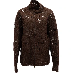 Brown Floral Lace Jacket