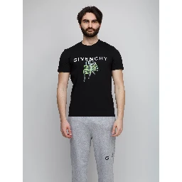 Black Cotton T-Shirt