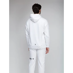 White Cotton Hoodie