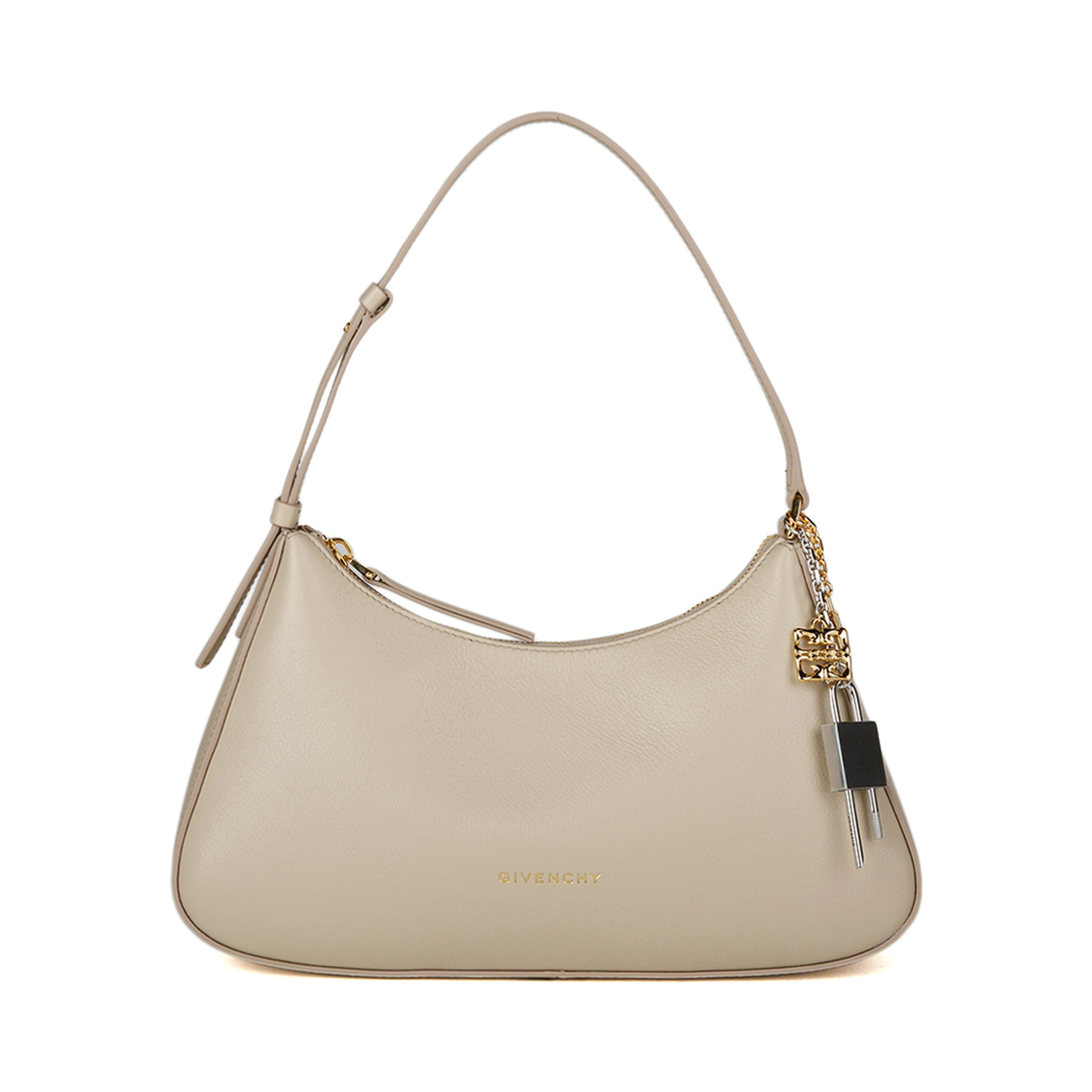 Beige Calfskin Handbag