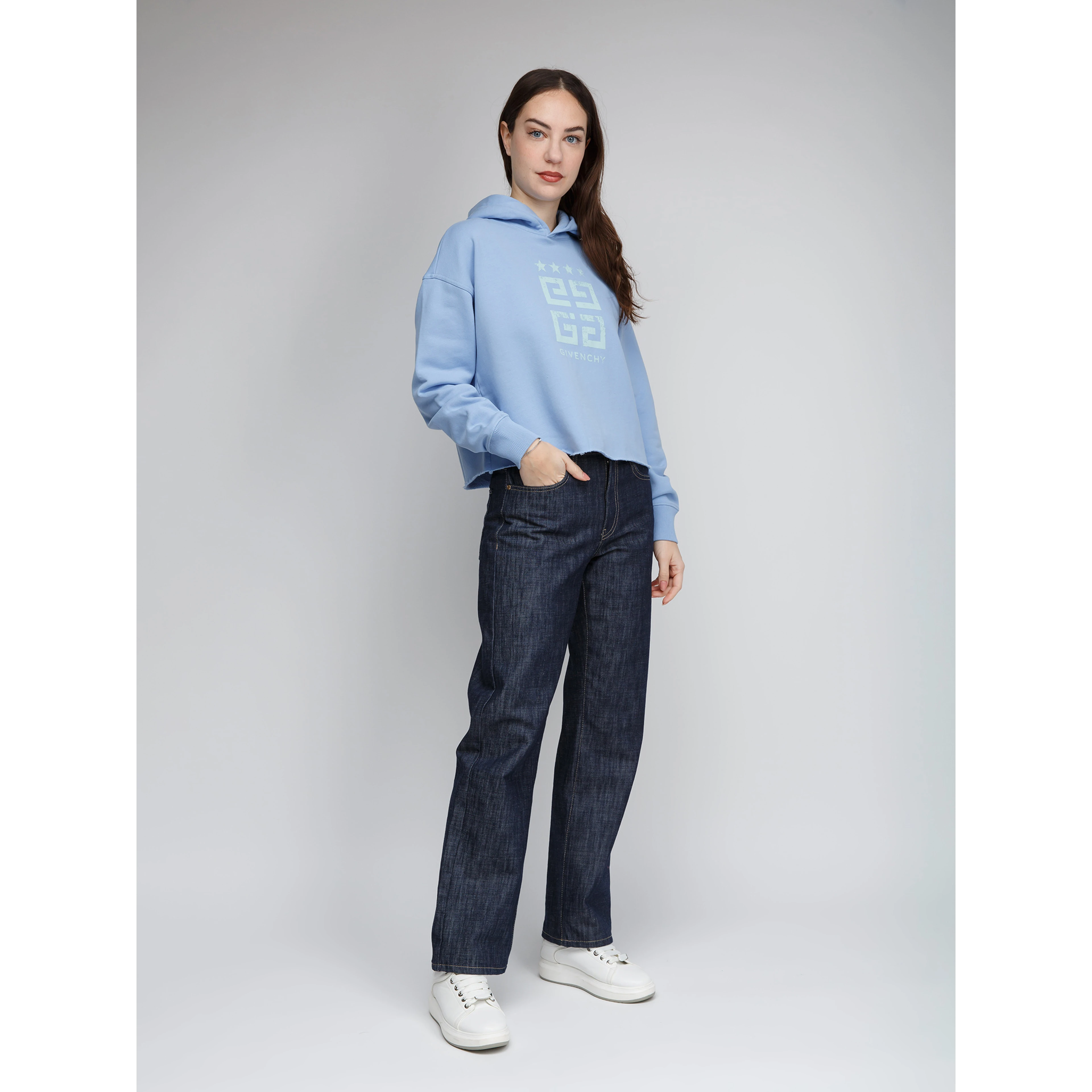 Blue Cotton Sweatshirt