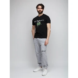 Black Cotton T-Shirt
