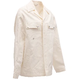 Ivory Oversized Shirt Jacket