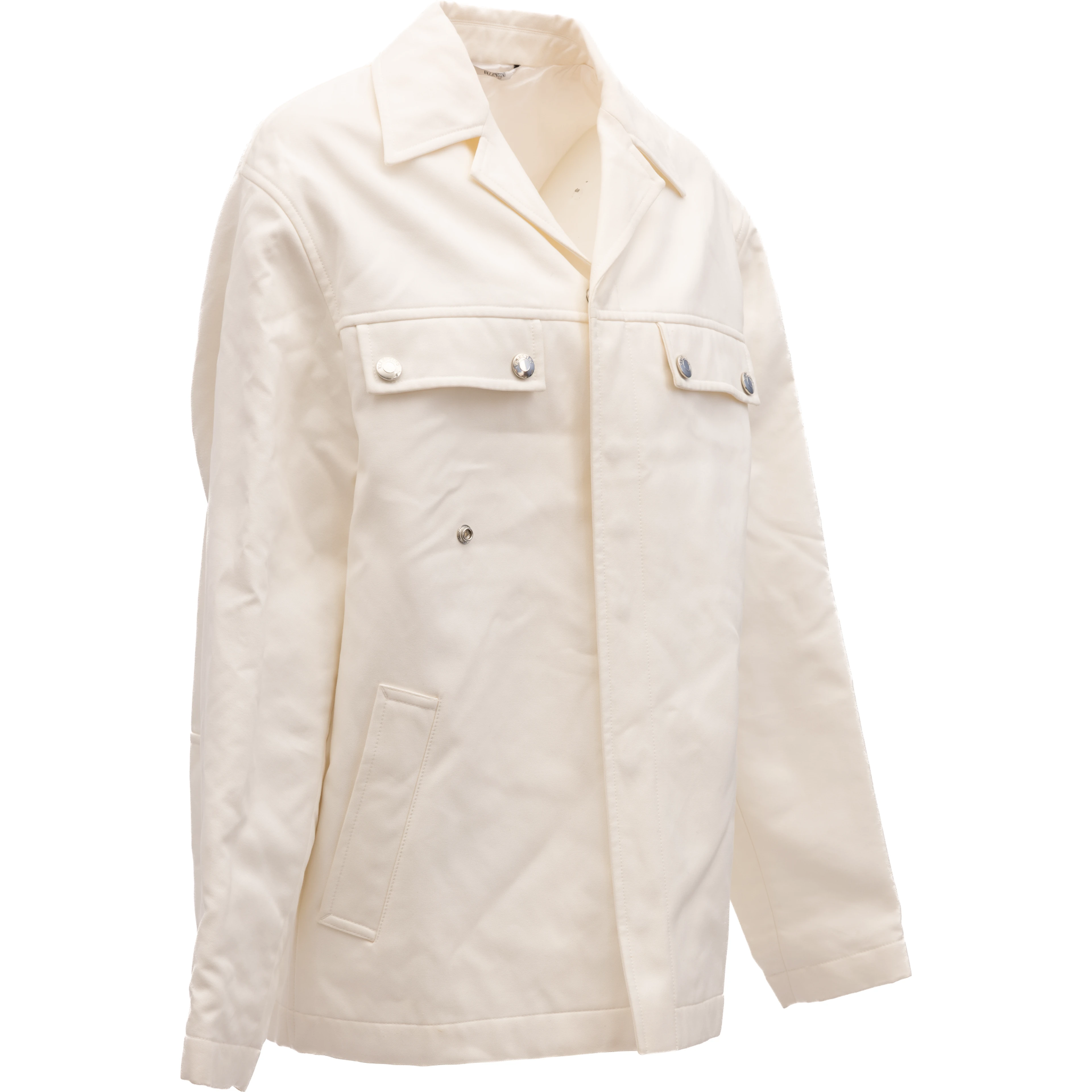 Ivory Oversized Shirt Jacket