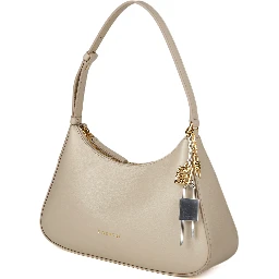 Beige Calfskin Handbag