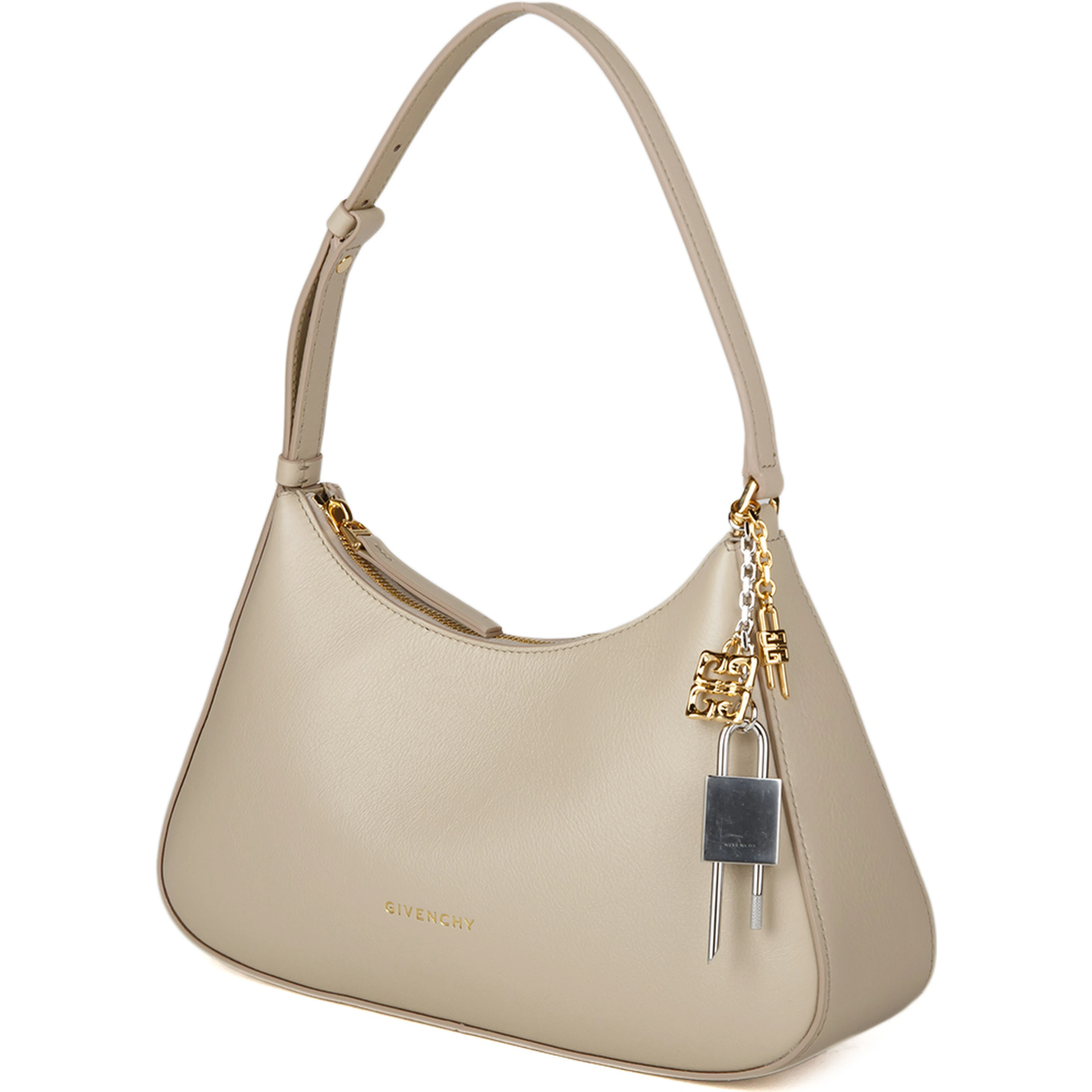 Beige Calfskin Handbag