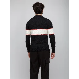 Black Cotton Sweatshirt