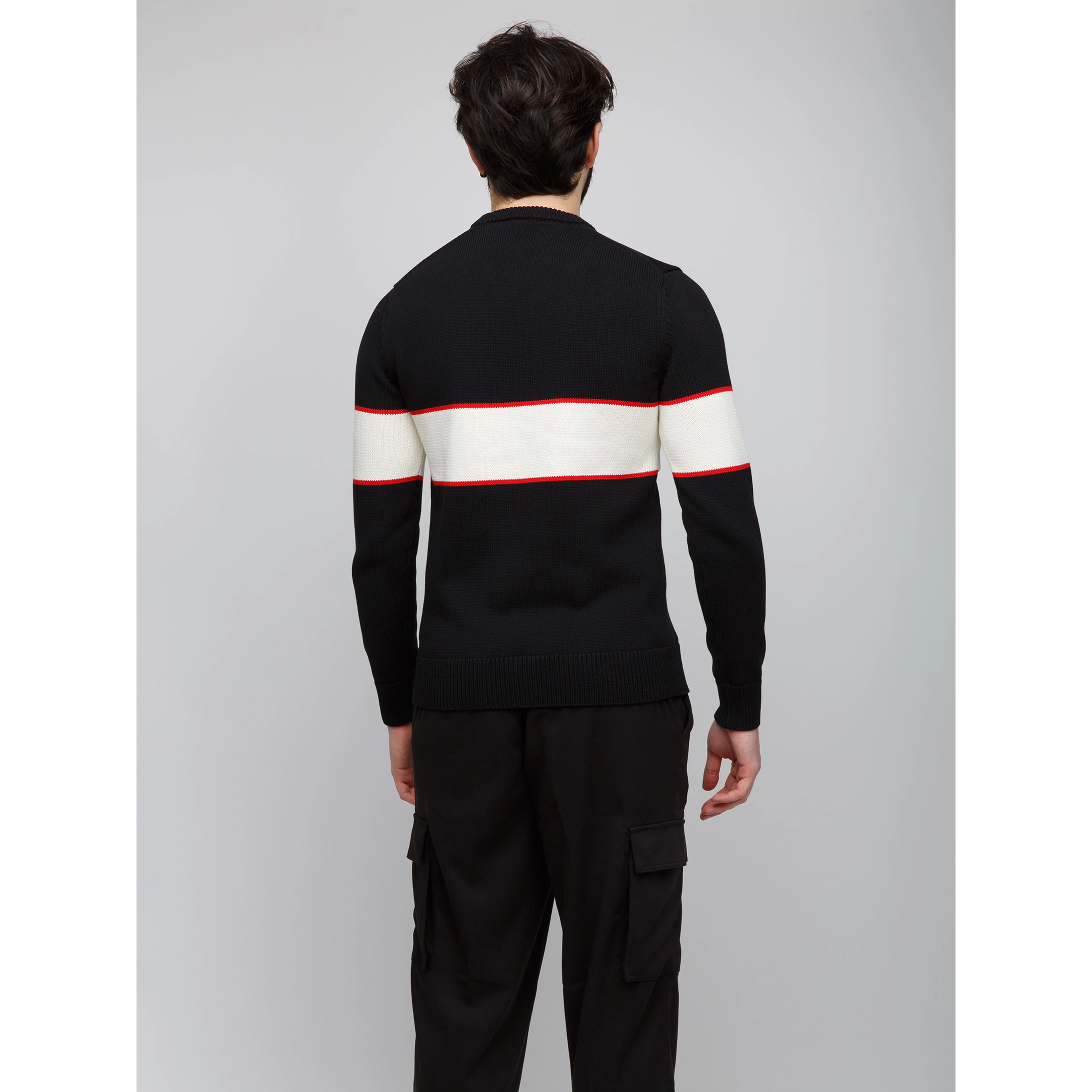Black Cotton Sweatshirt