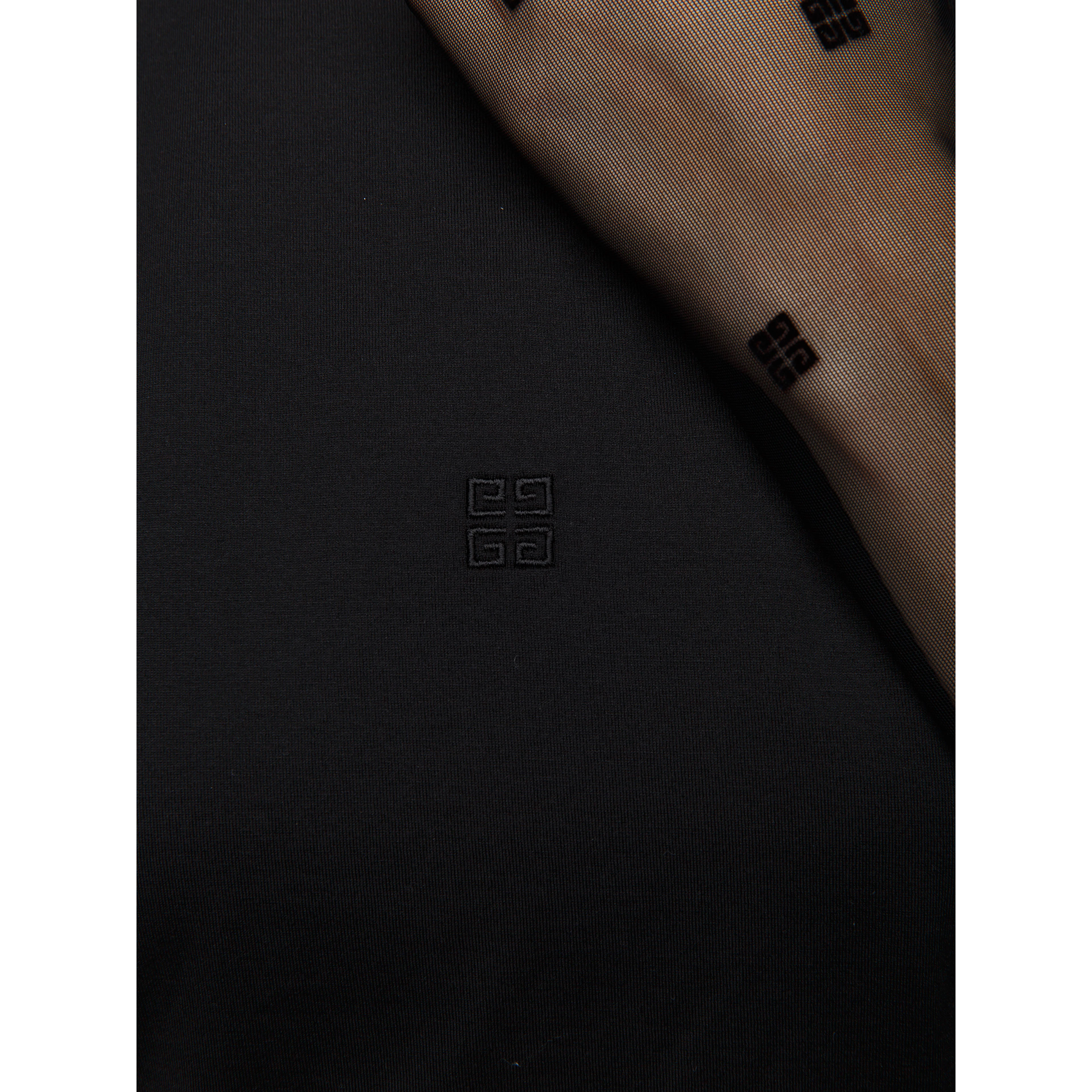Black Cotton Long Sleeve T-Shirt
