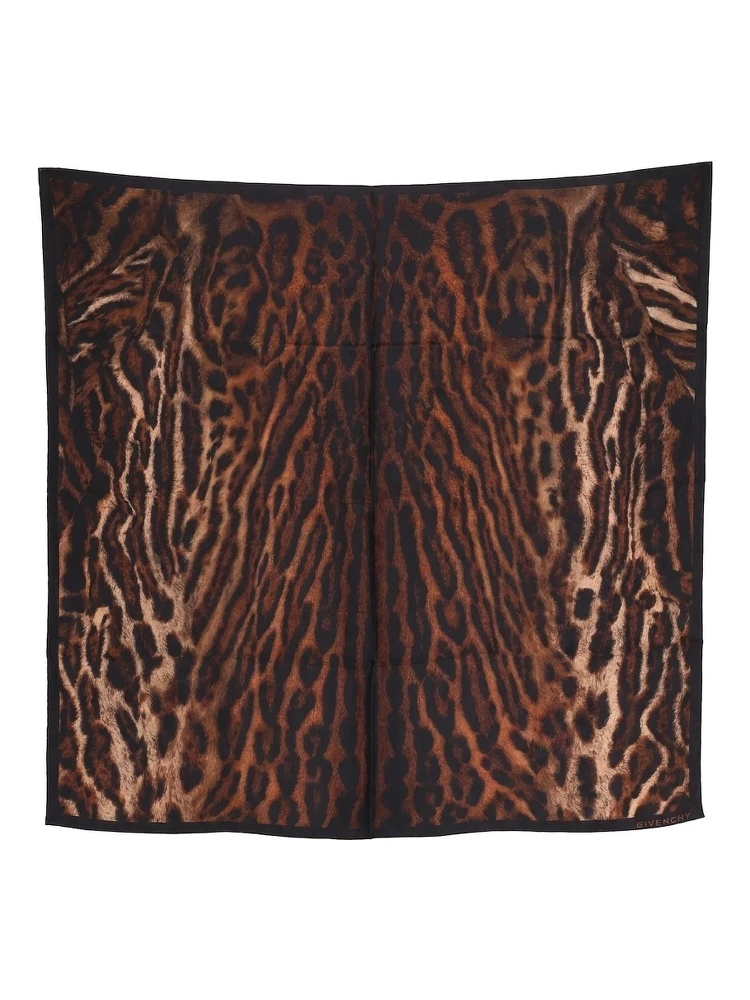 Multicolor Silk Scarf
