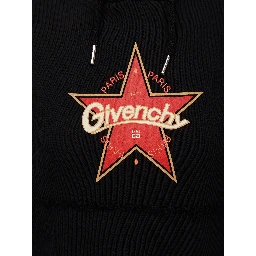 Black Cotton Hoodie