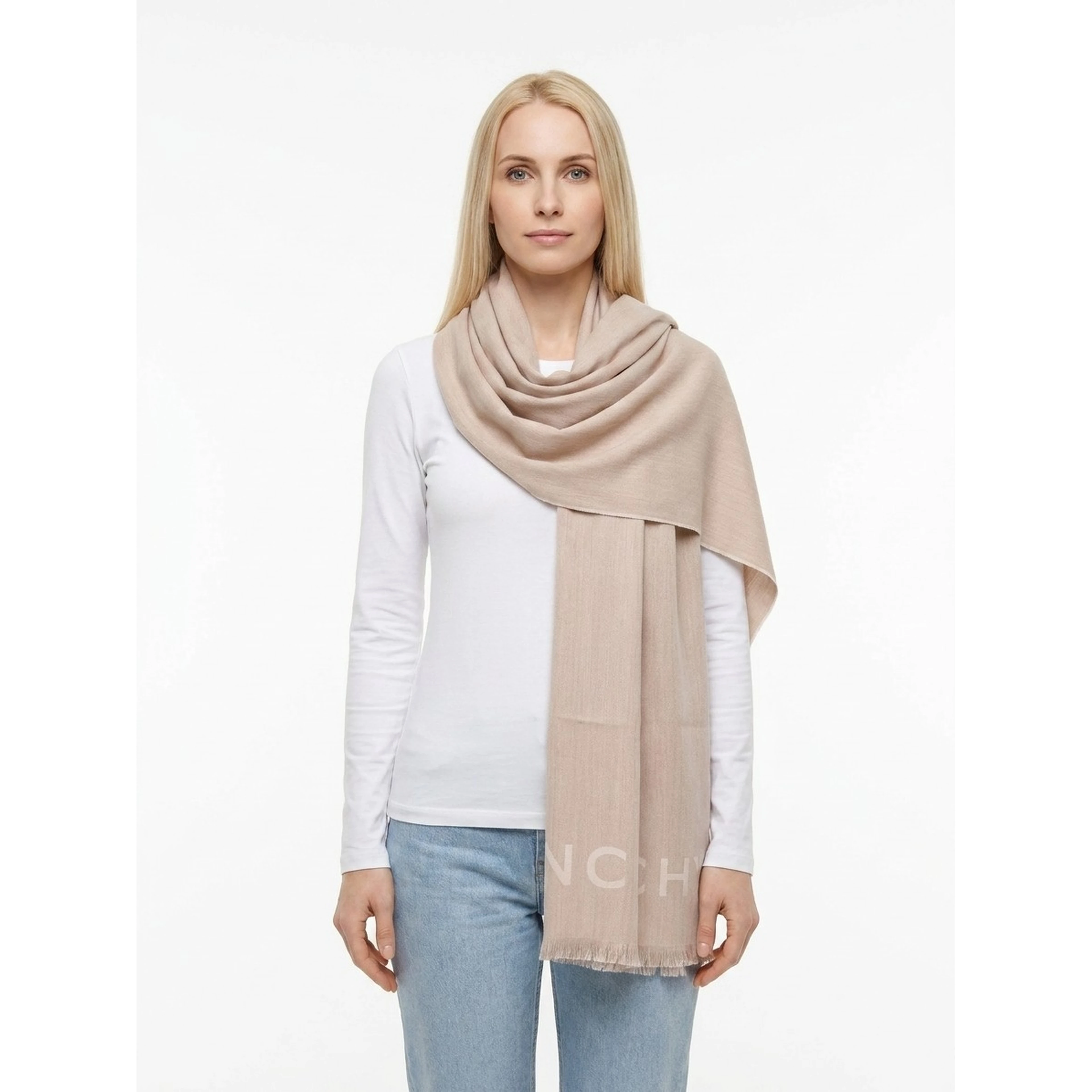 Bicolor Wool Scarf