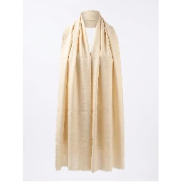 Beige Silk Scarf