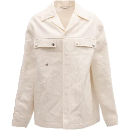 Ivory Oversized Shirt Jacket