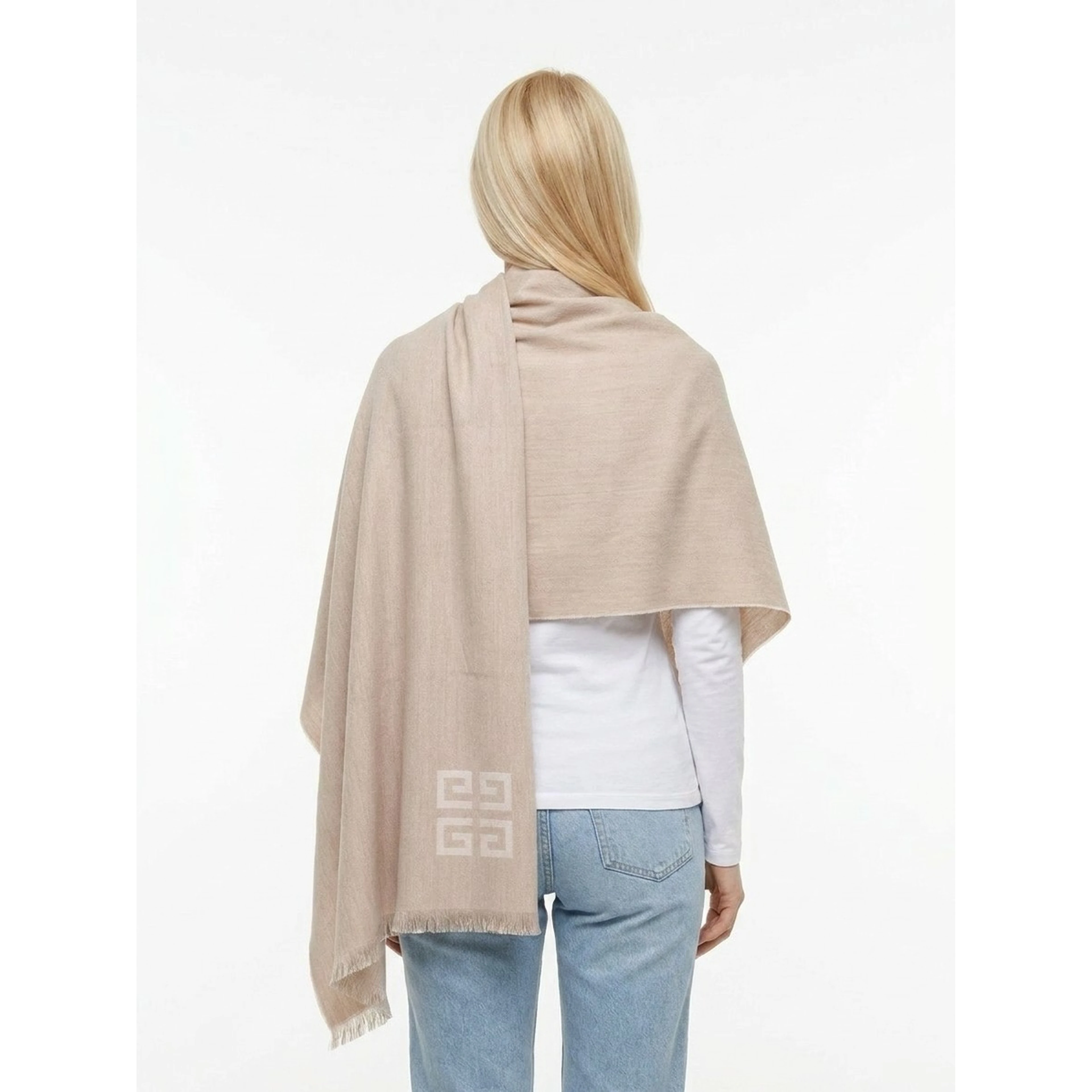 Bicolor Wool Scarf