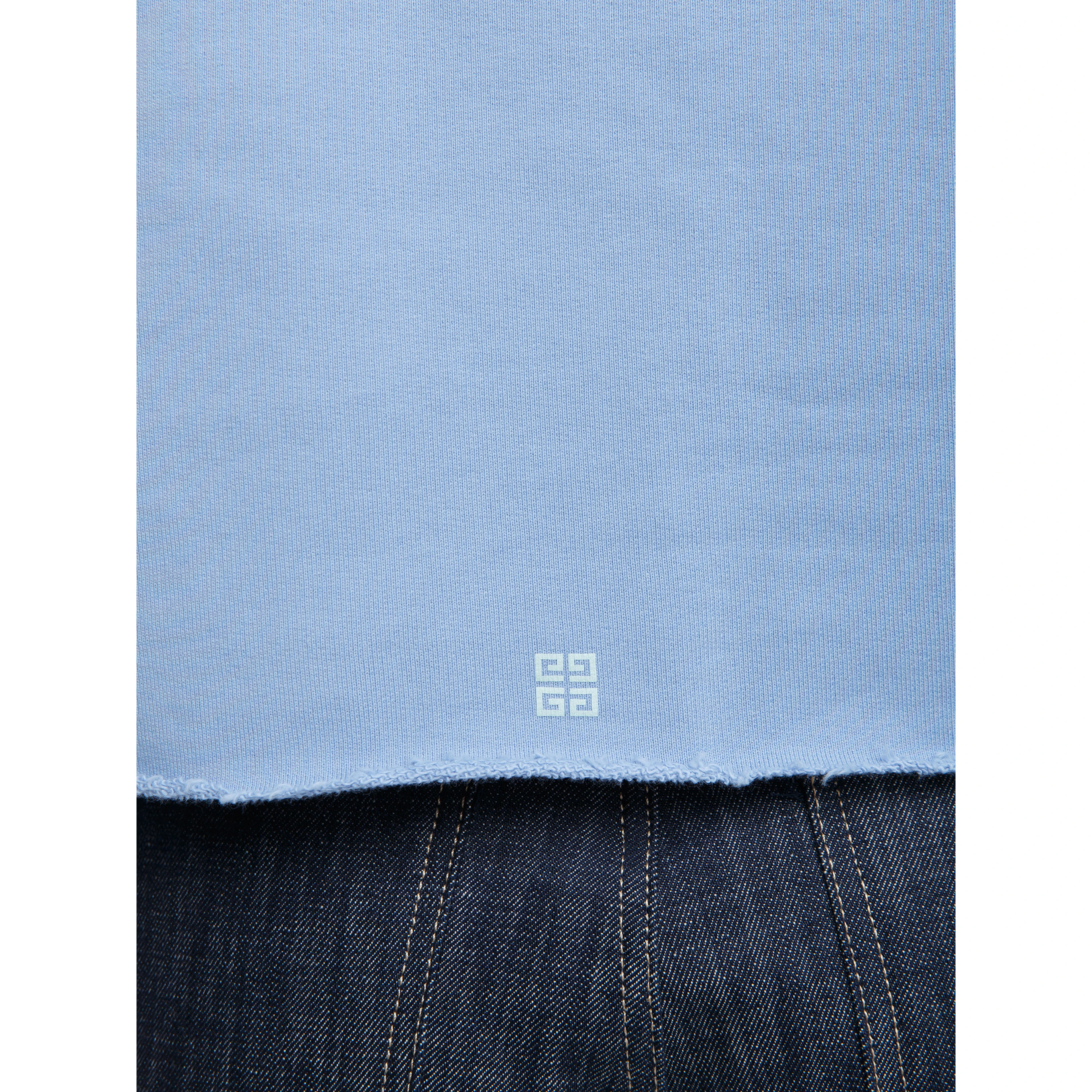 Blue Cotton Sweatshirt