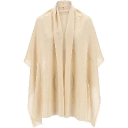 Beige Silk Scarf