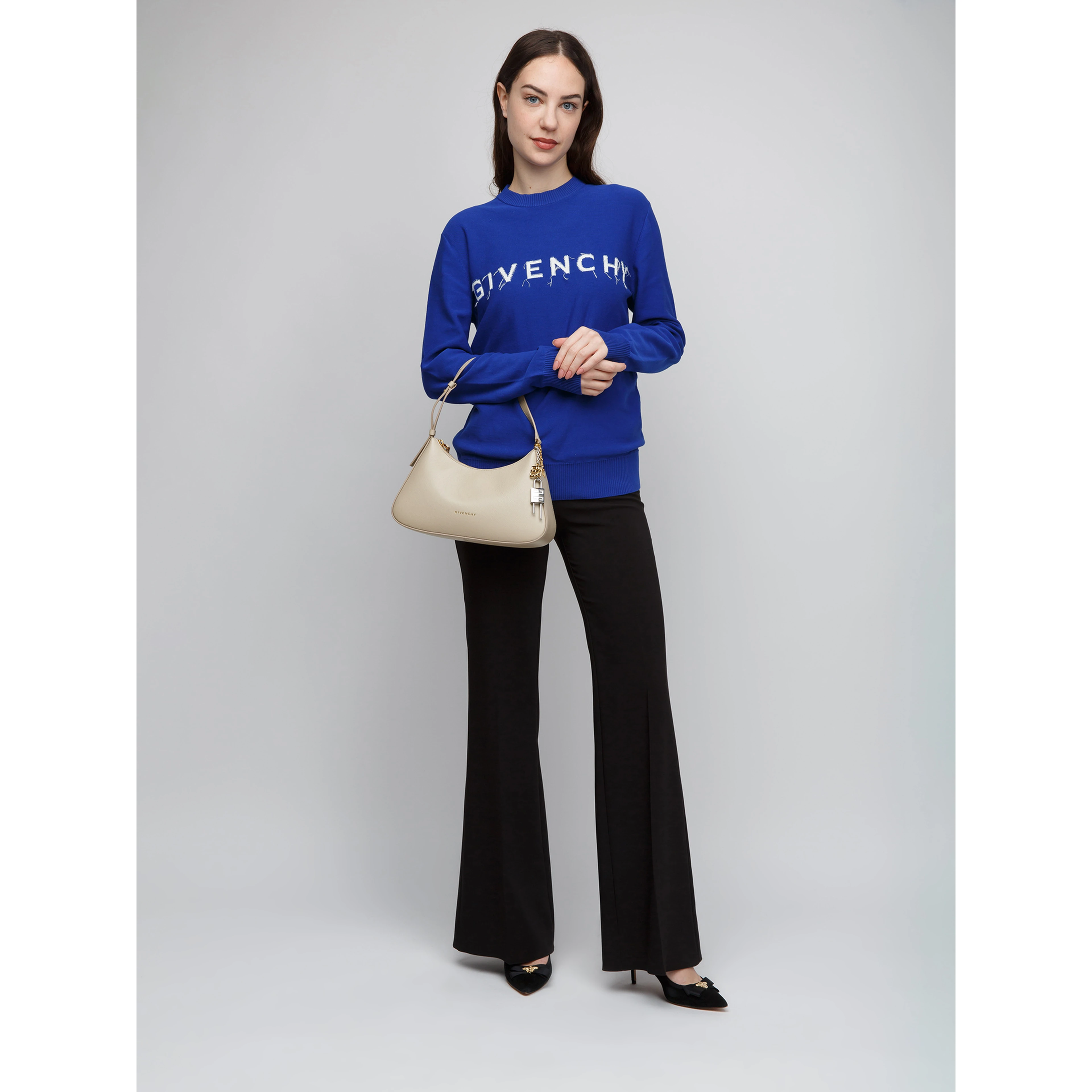 Beige Calfskin Handbag