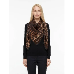 Multicolor Silk Scarf