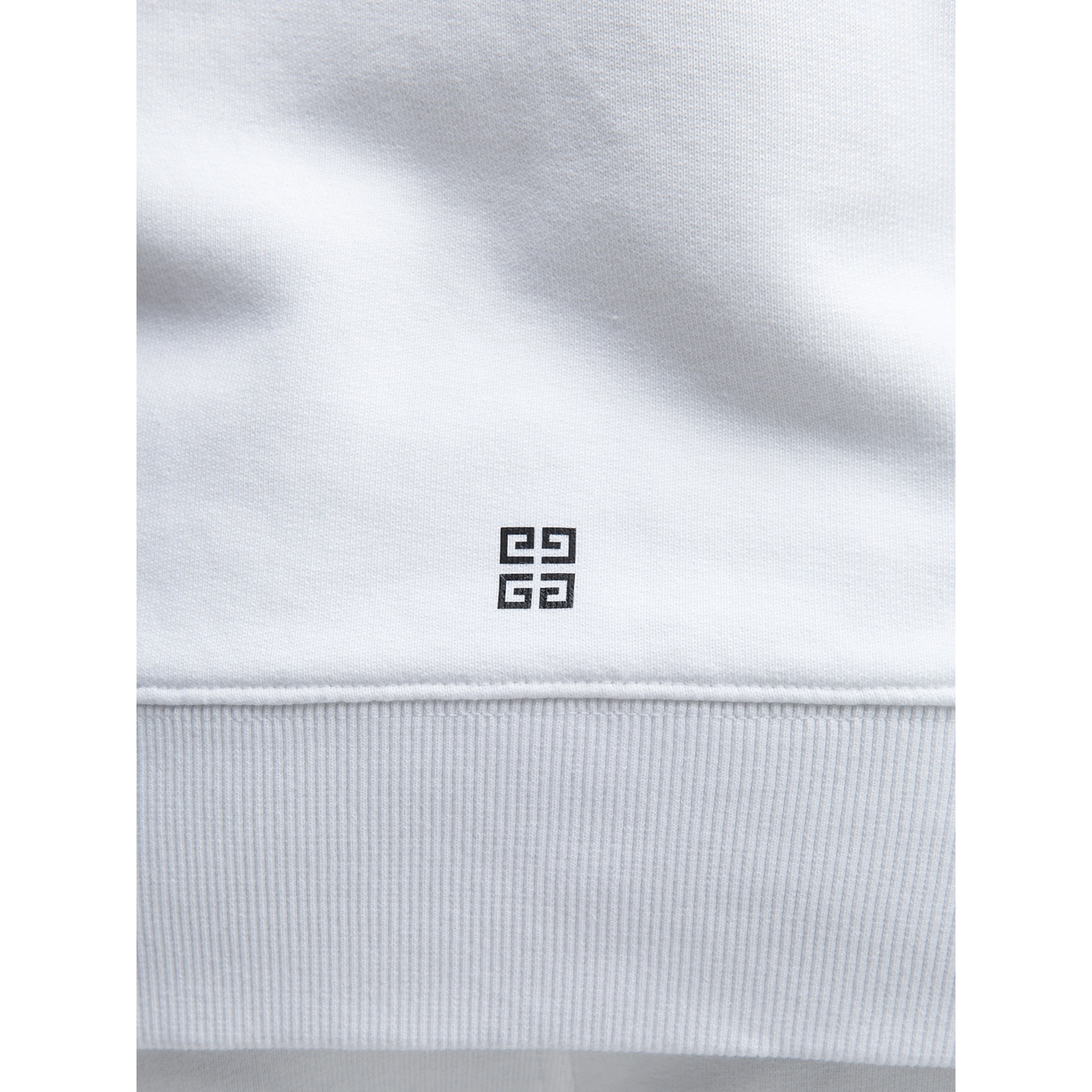 White Cotton Sweatshirt