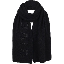 Black Wool Scarf