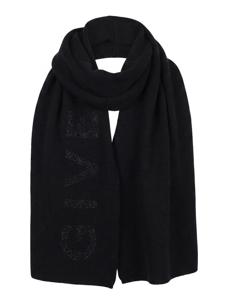 Black Wool Scarf