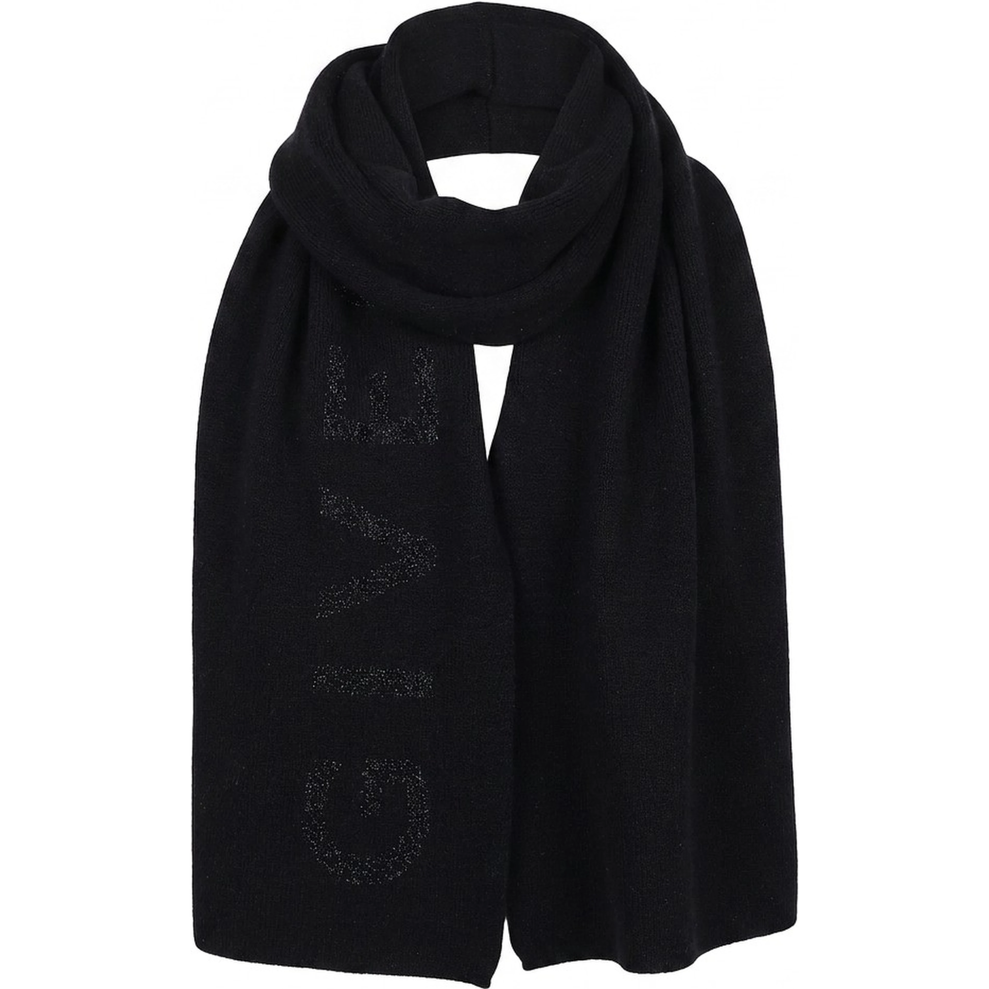 Black Wool Scarf
