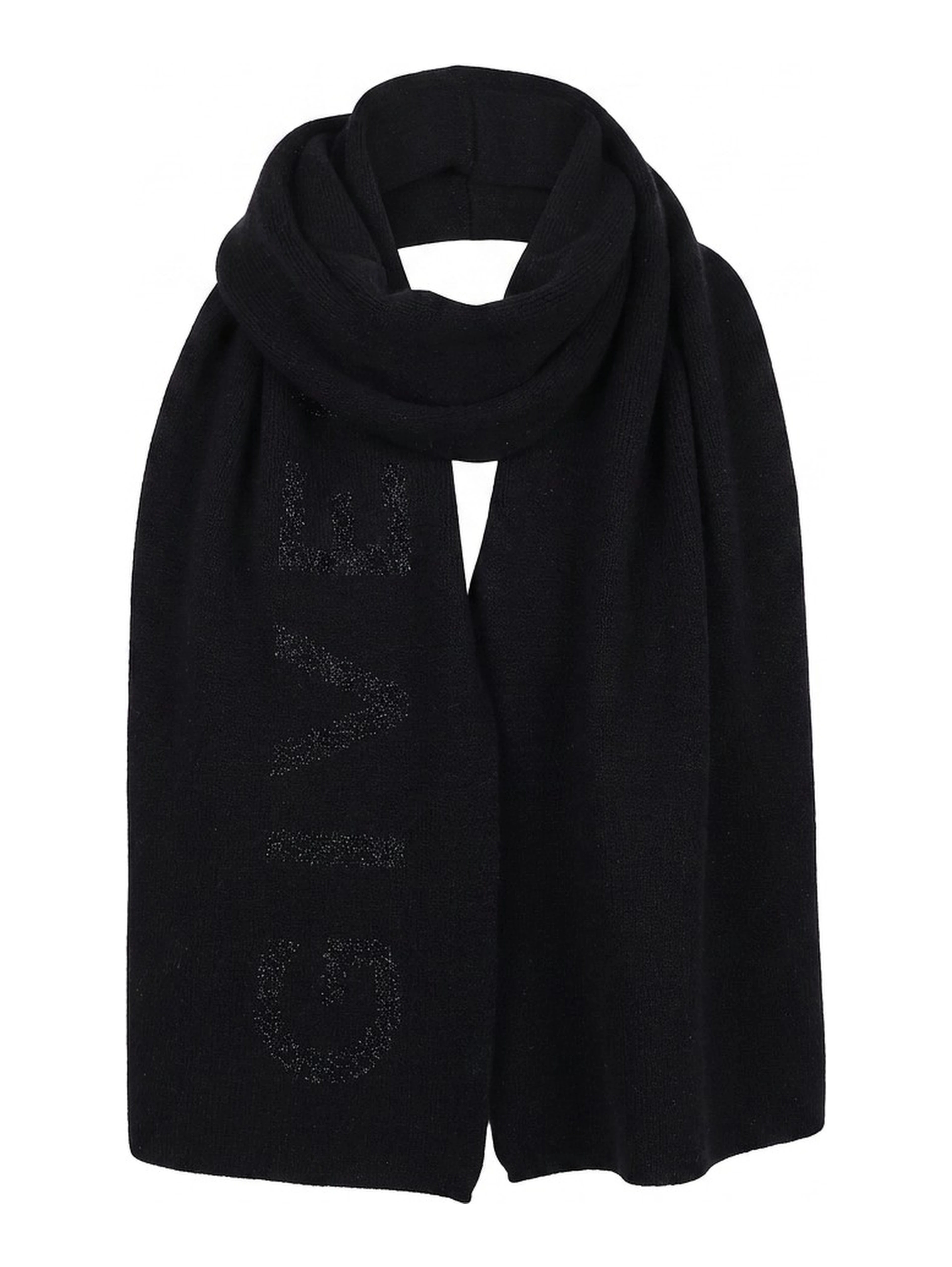 Black Wool Scarf