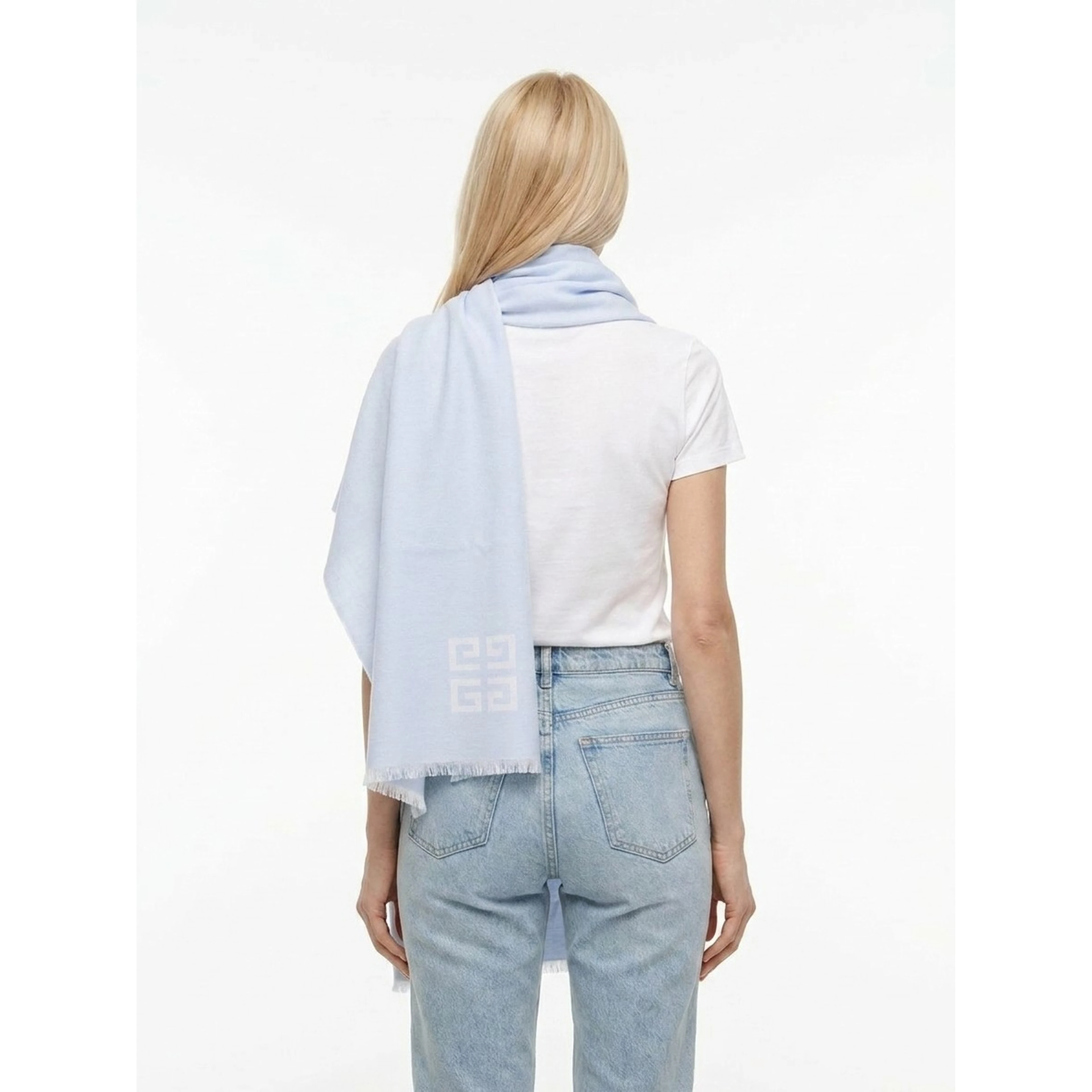 Bicolor Wool Scarf