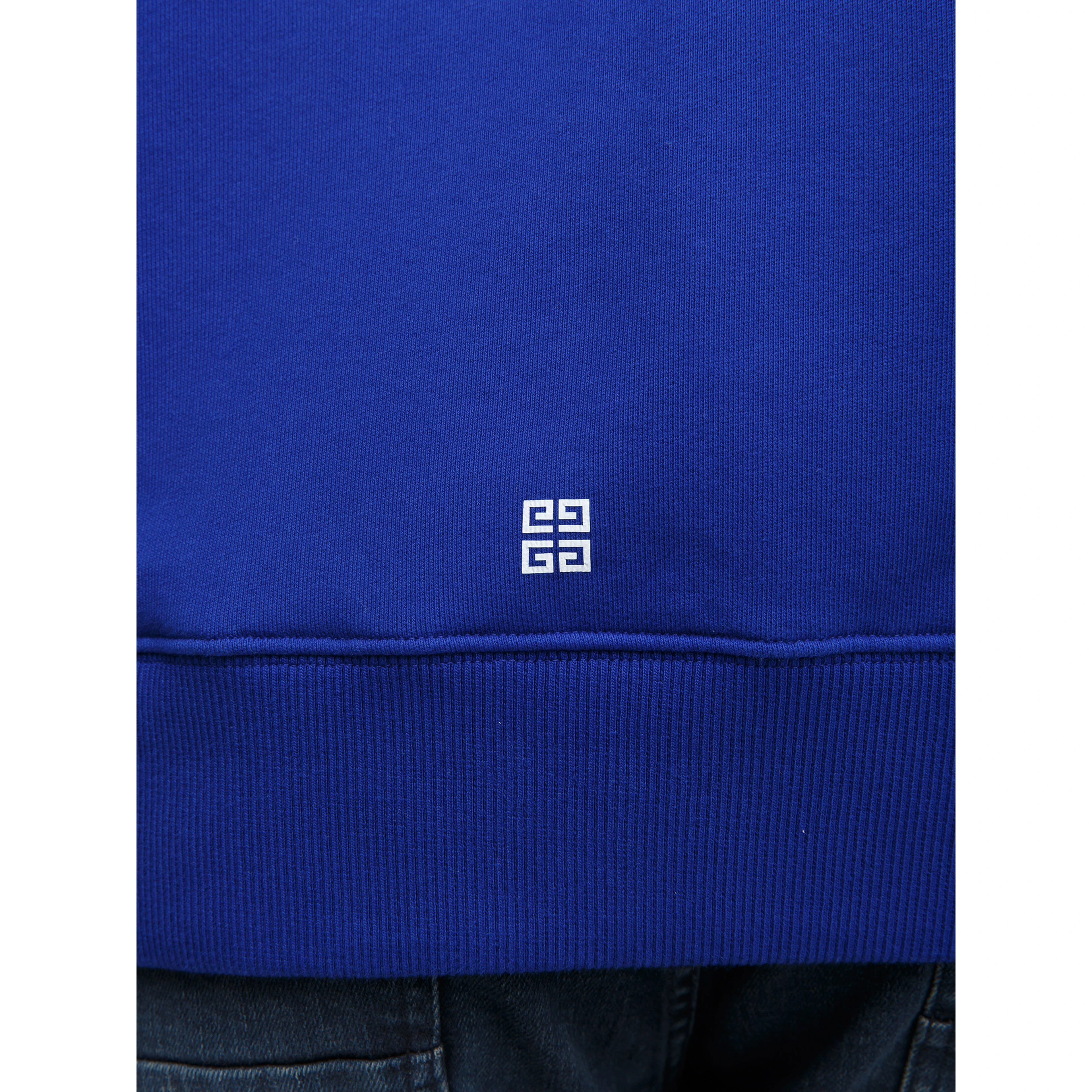 Blue Cotton Hoodie