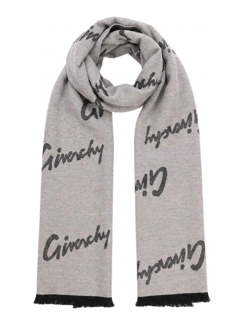 Bicolor Wool Scarf