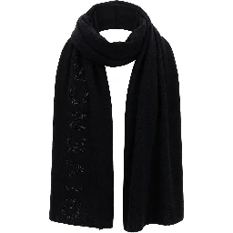 Black Wool Scarf