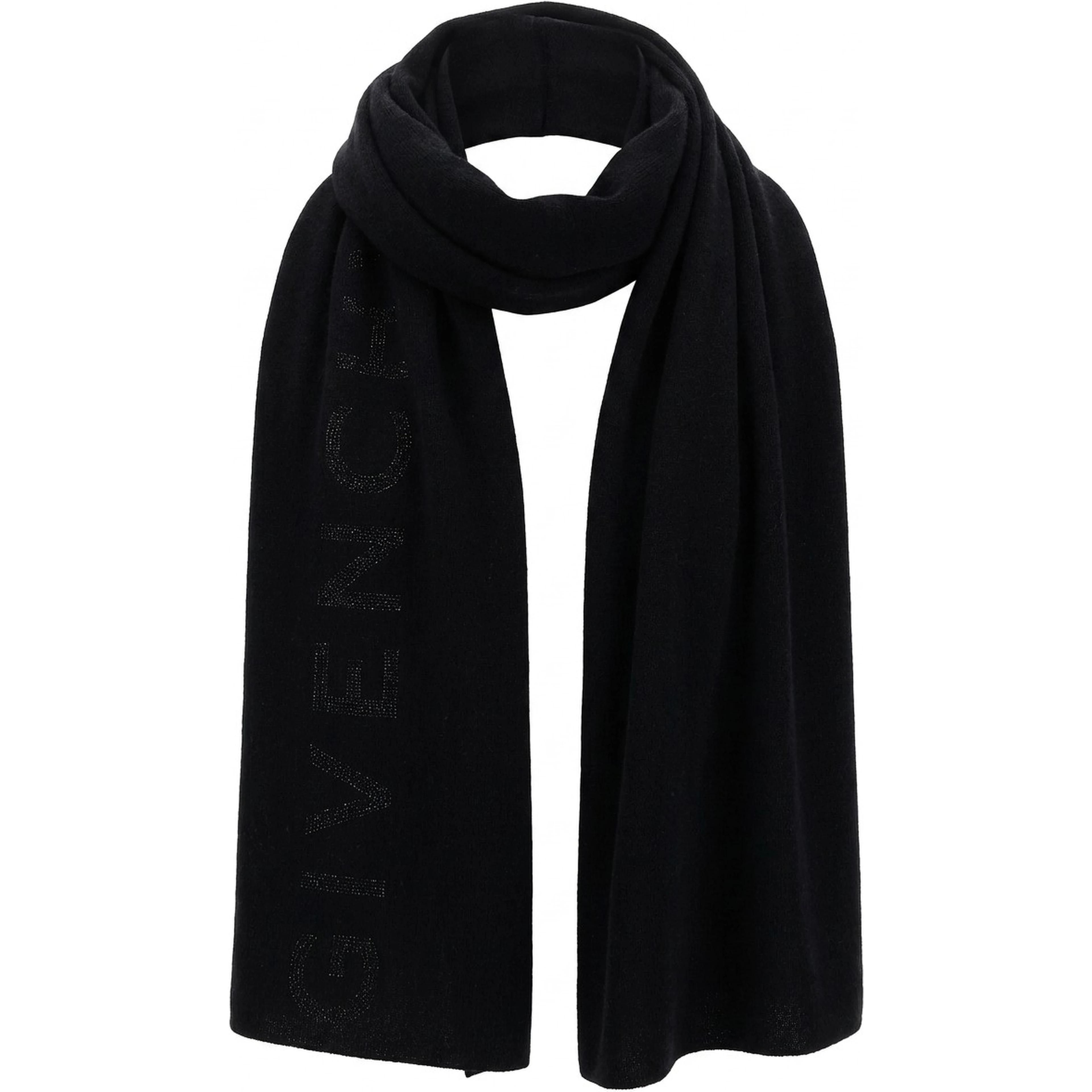 Black Wool Scarf