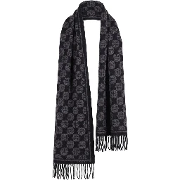 Black Wool Scarf