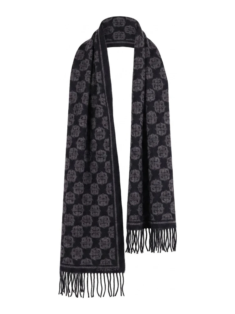 Black Wool Scarf