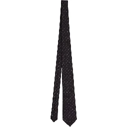 Gray Silk Tie