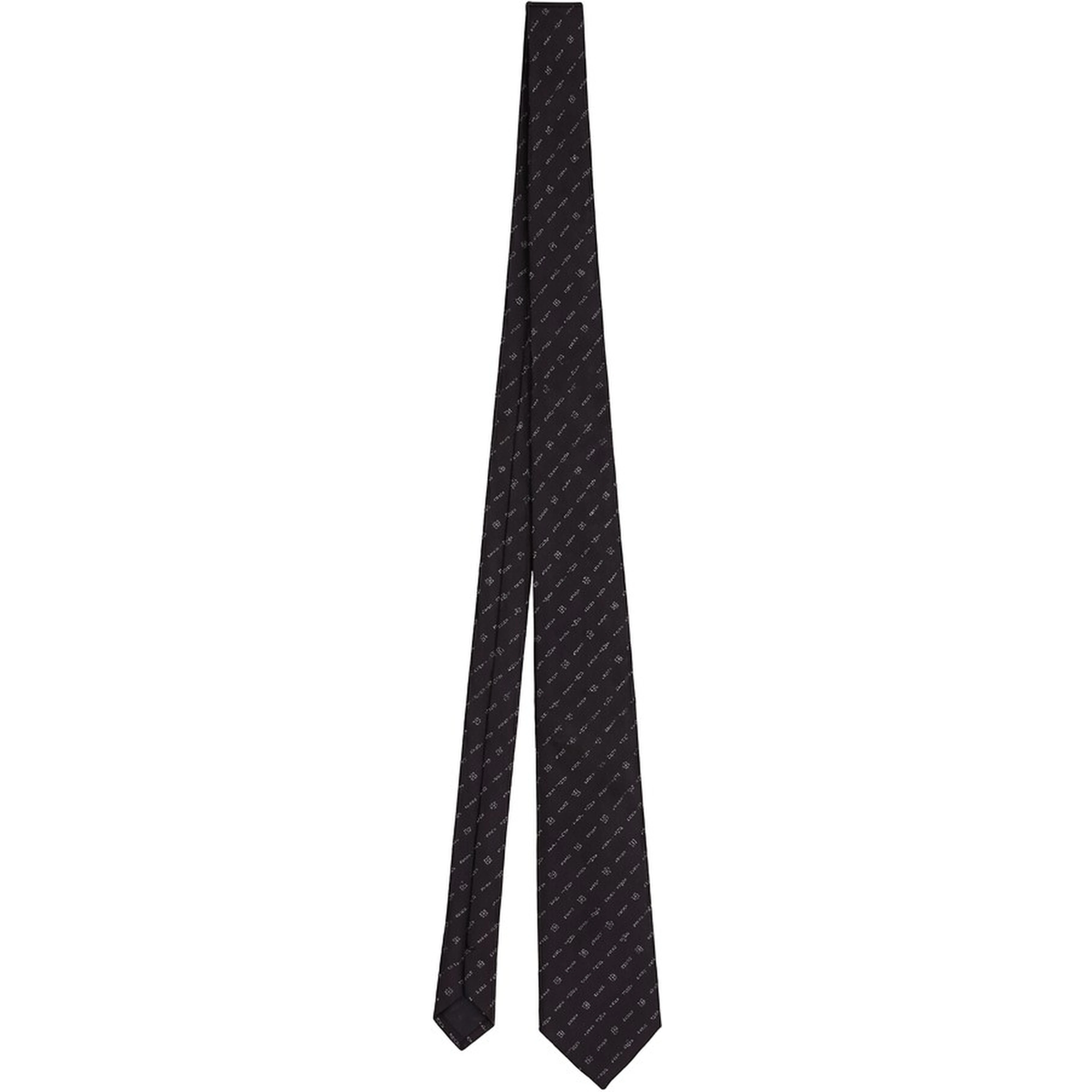 Gray Silk Tie