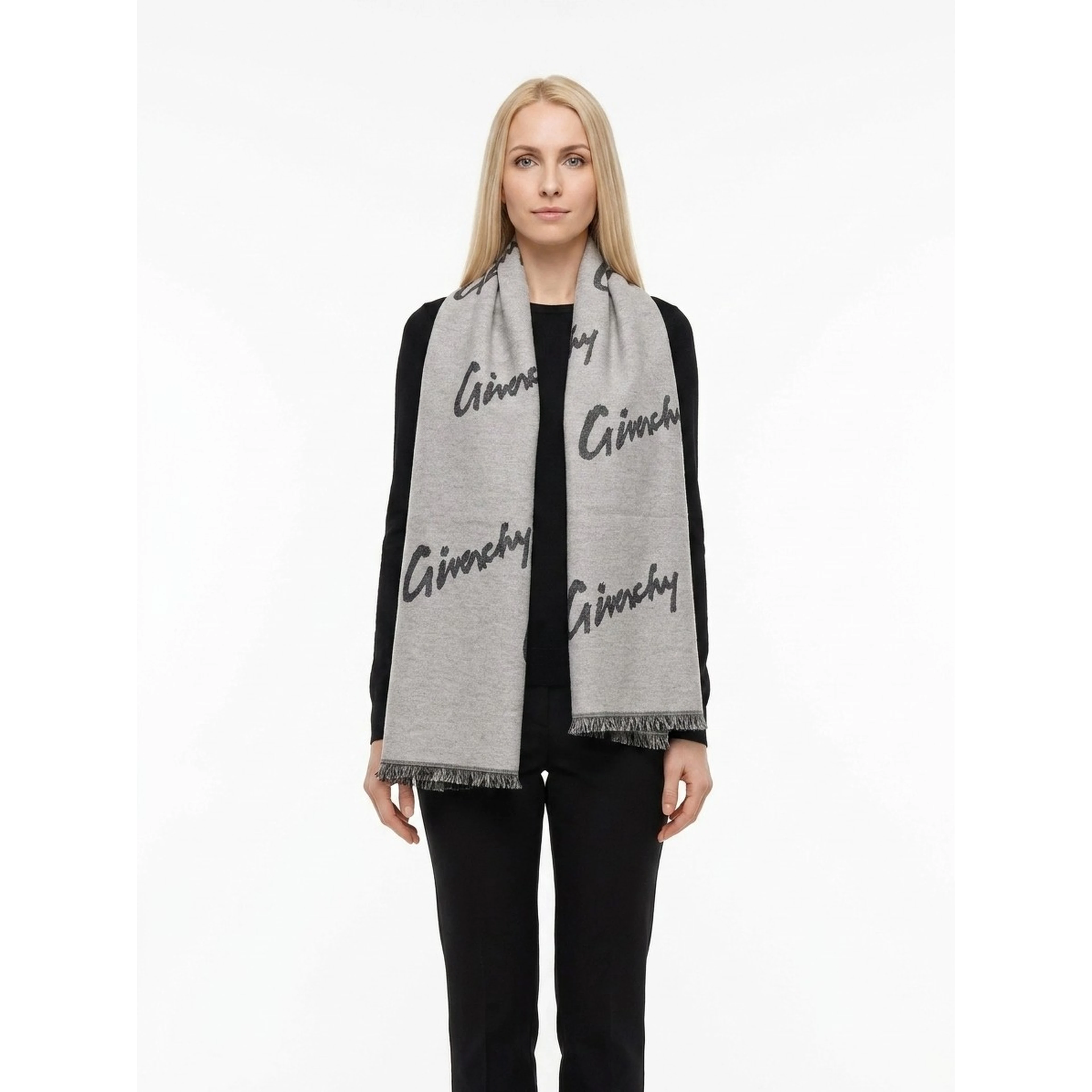 Bicolor Wool Scarf
