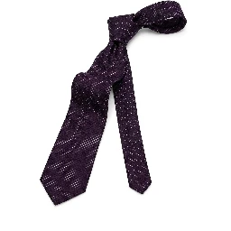 Purple Silk Tie