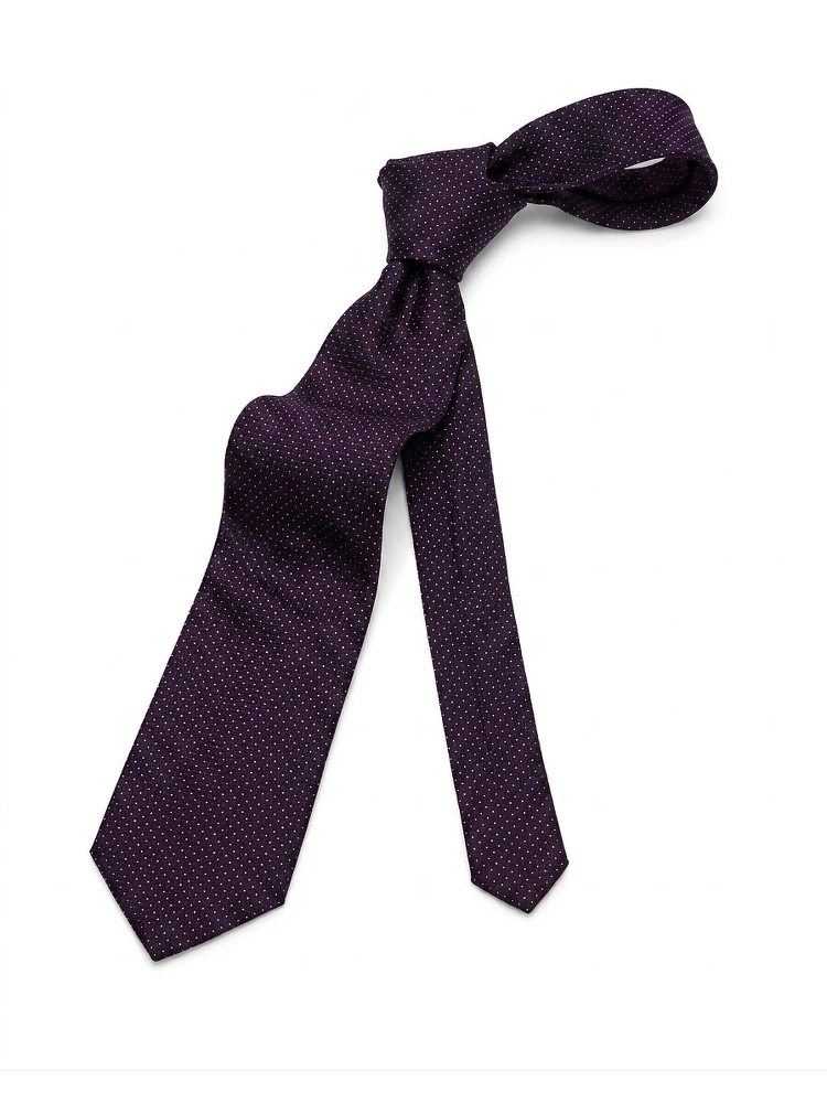 Purple Silk Tie