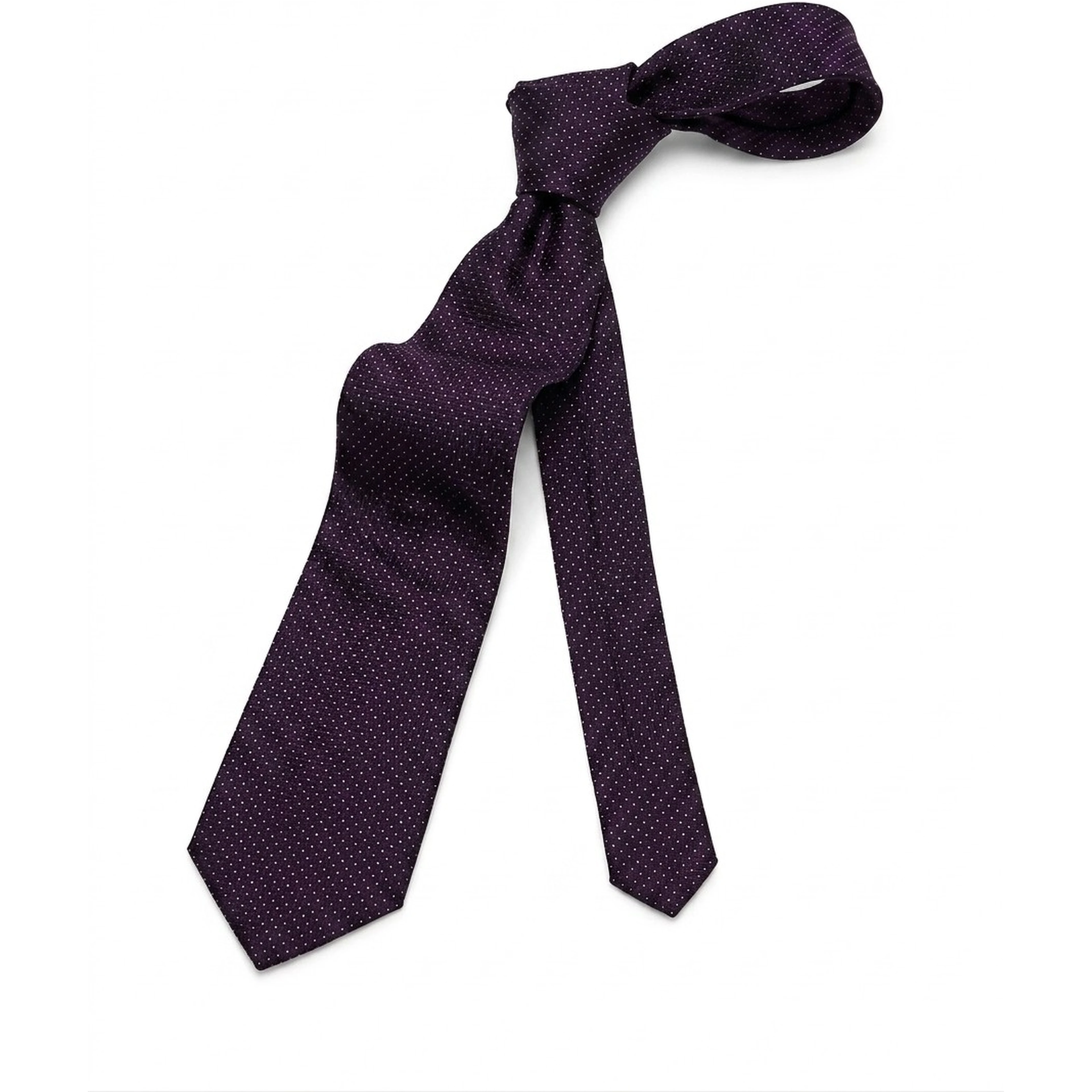 Purple Silk Tie