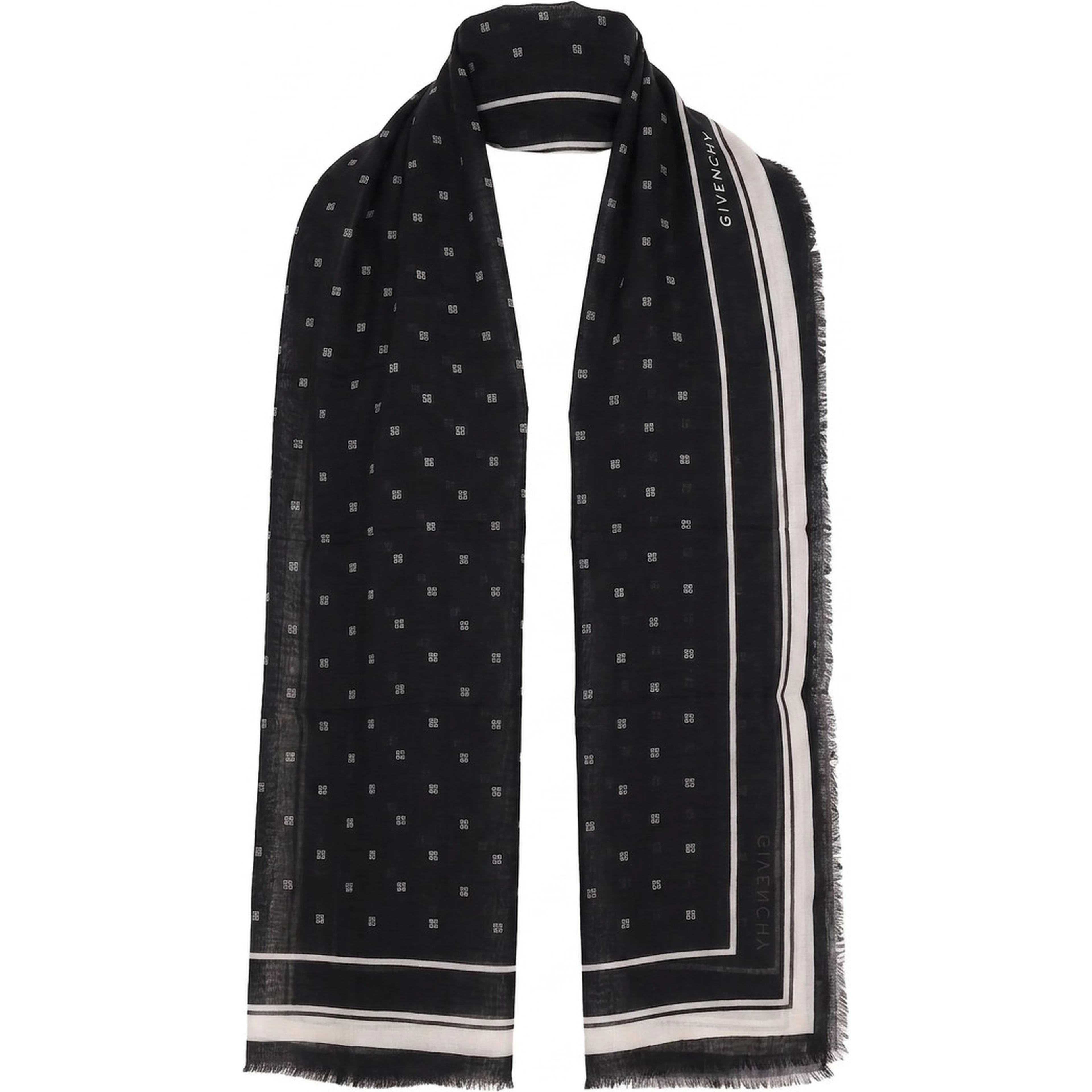 Bicolor Cashmere Scarf