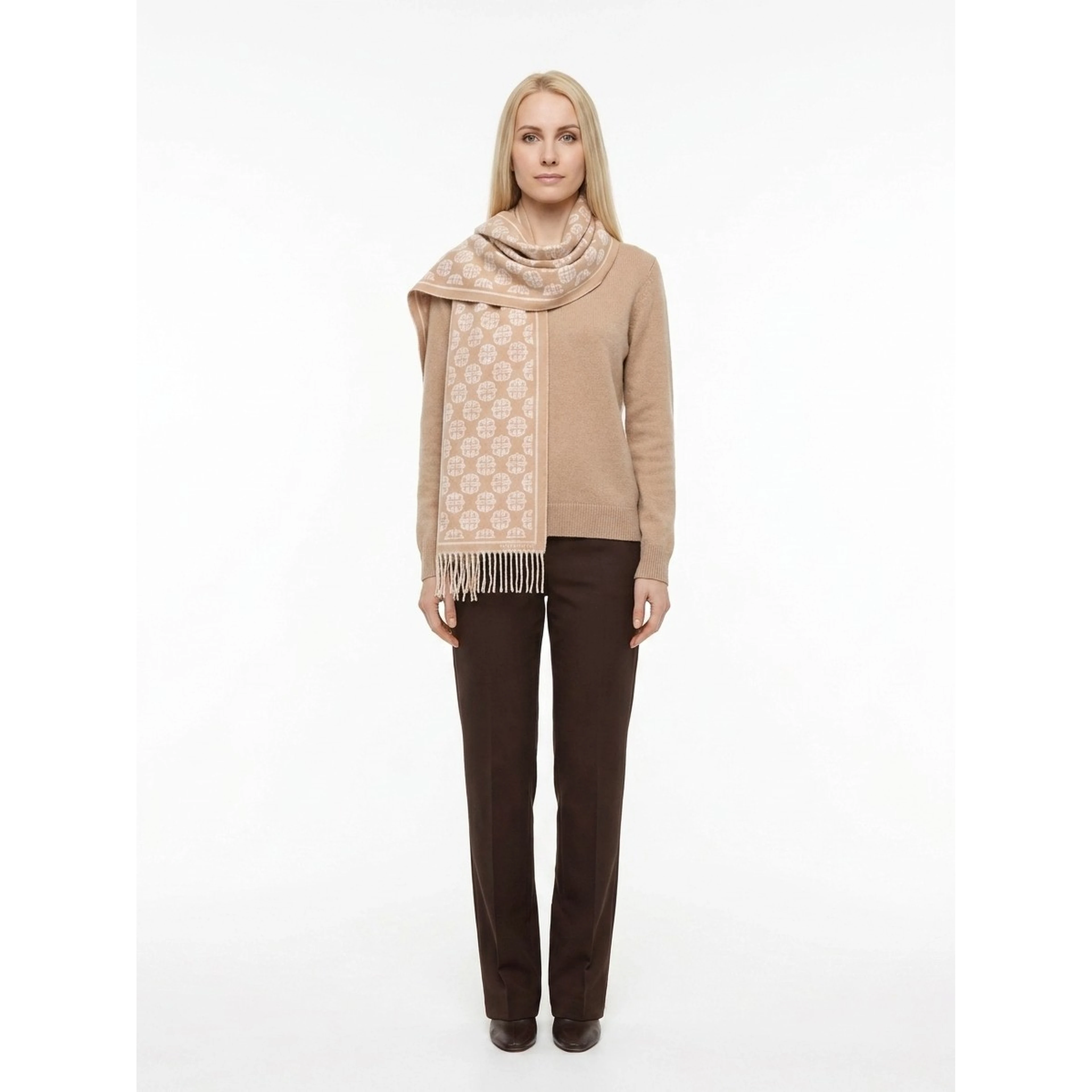 Bicolor Wool Scarf